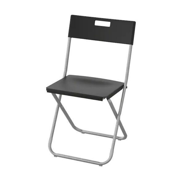 Стул Икеа складной черный в аренду