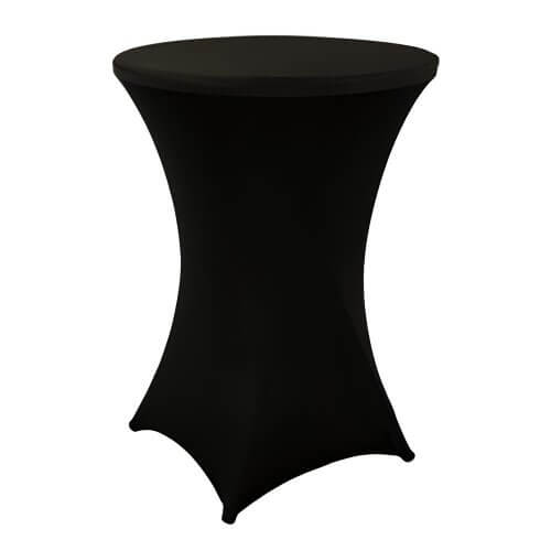 Стрейч чехол на коктейльный стол (черный)